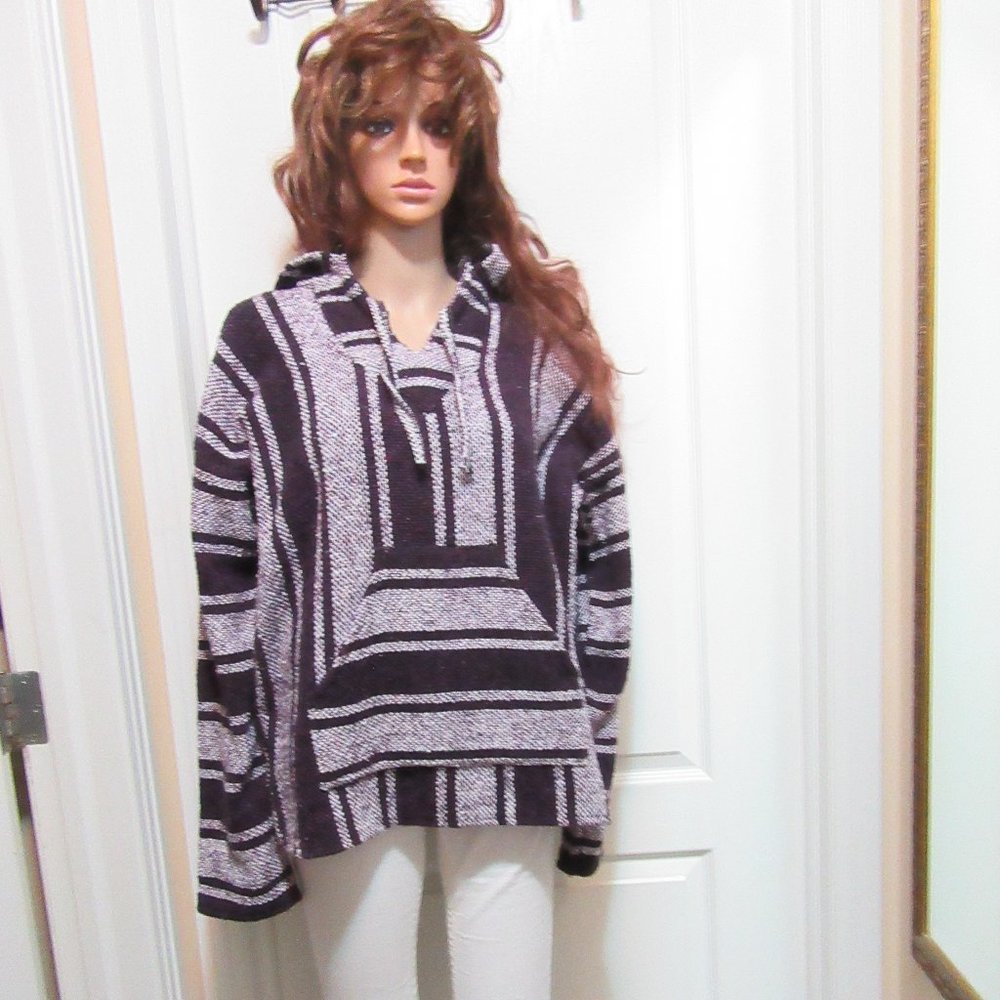 Mexican Pull over Coat / Hooded